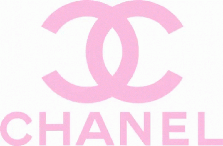 Chanel Logo Flickering Rose GIF