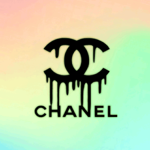 Chanel Pastel Fashion Logo GIF