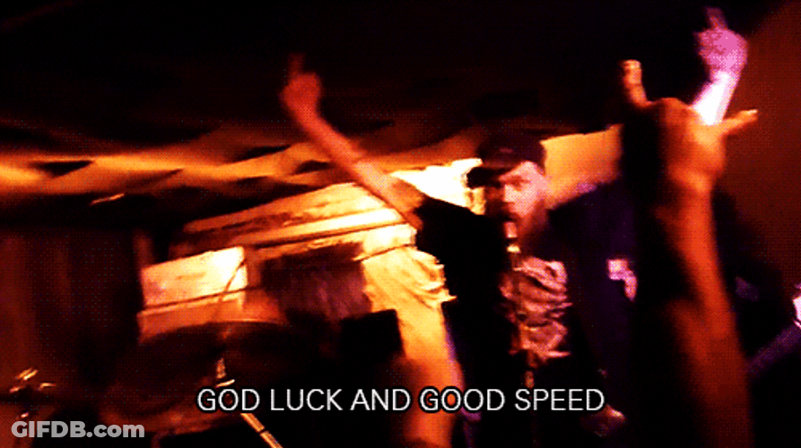 Chaos Delight Good Luck And God Speed GIF