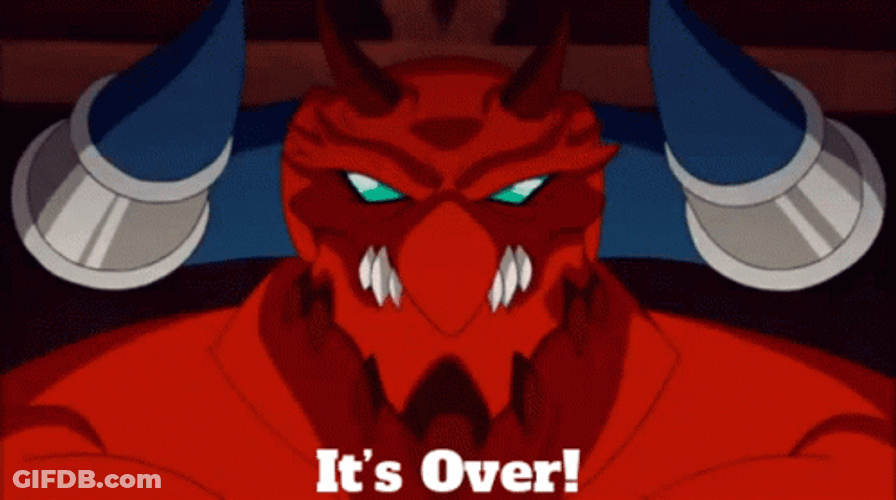 Chaotic Chaor Says Its Over GIF
