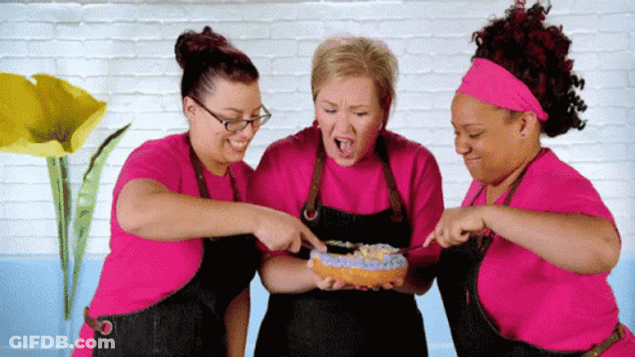 Chaotic Tasting Baking GIF