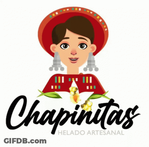 Chapinitas Helado Artesanal Logo GIF