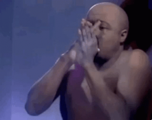 Chappelle's Show Wayne Brady With Powder Birdman Hand Rub GIF