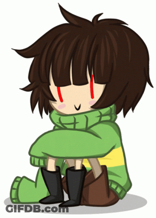 Chara Alone Lonely GIF