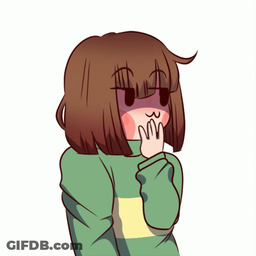 Chara Feeling Giddy GIF