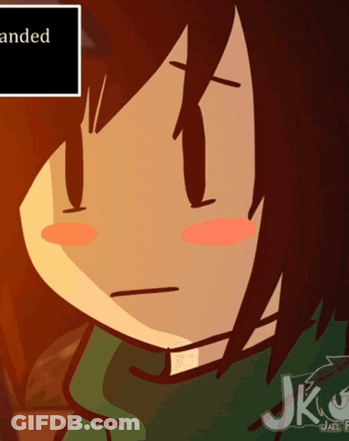 Chara Sans Chara GIF