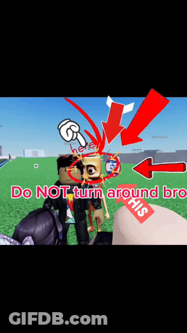 Character Saying Do Not Turn Around Bro GIF