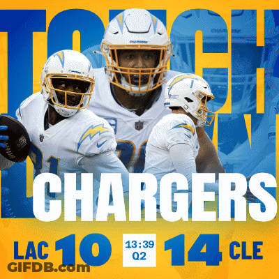 Chargers Advertisement Three Players 13:39 GIF
