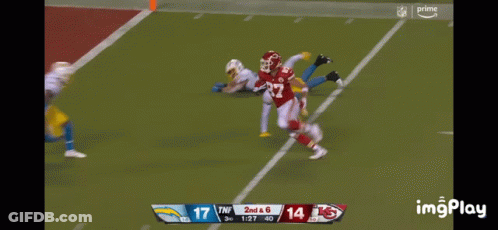 Chargers Vs Chiefs Football Game GIF