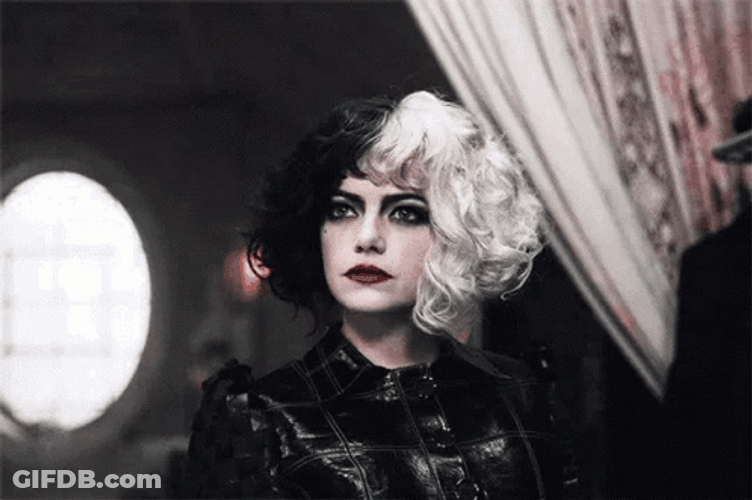 Charismatic Cruella Glaring GIF