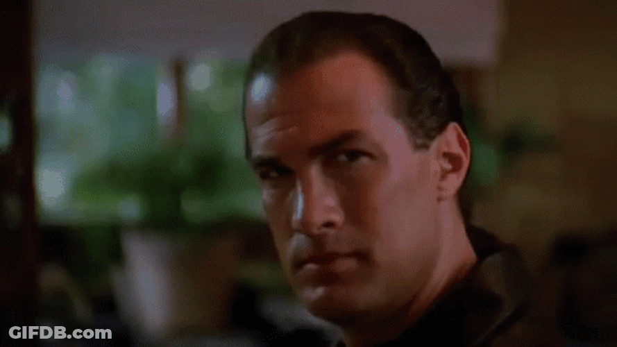 Charismatic Steven Seagal Hard To Kill GIF