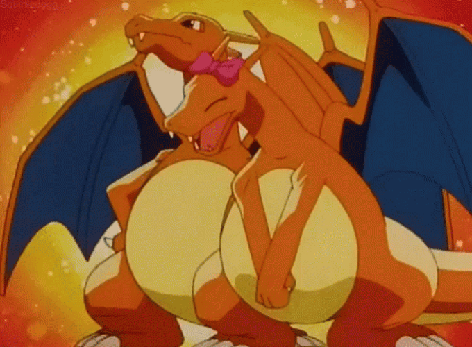 Charizard And Her Girl GIF