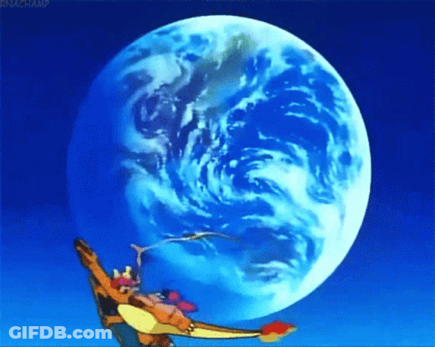 Charizard Around The Planet GIF
