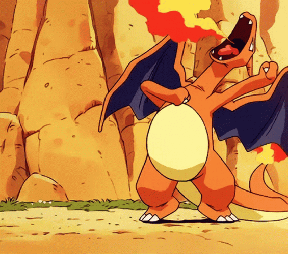 Charizard Chest Pounding GIF
