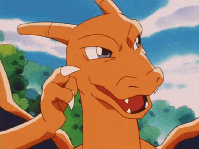 Charizard Is Thinking GIF
