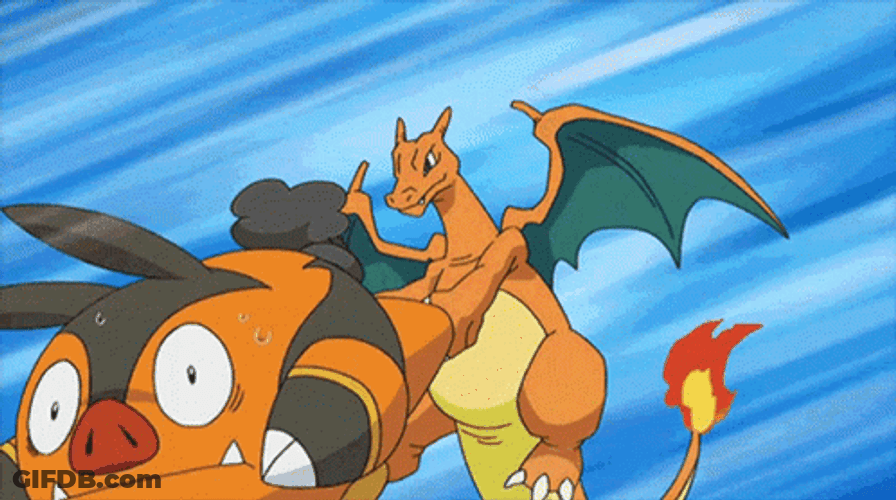 Charizard Seismic Toss GIF