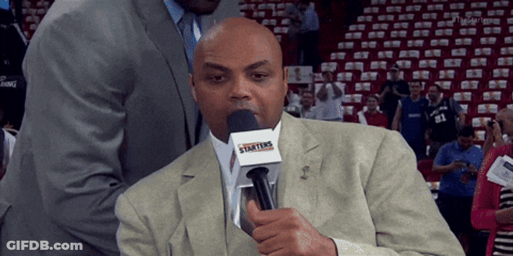 Charles Barkley Guarantee Head Got Licked GIF