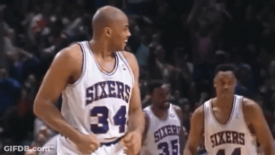 Charles Barkley Guarantee Hug Teammates GIF