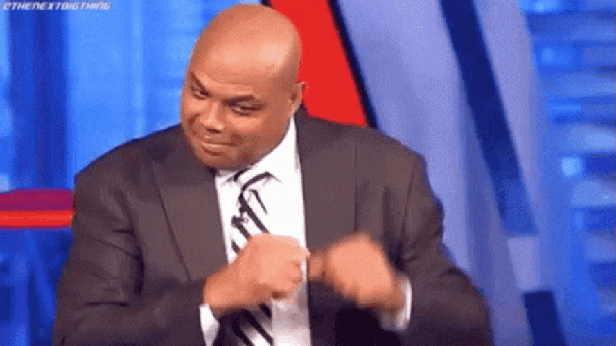 Charles Barkley Guarantee Playful Air Punch GIF