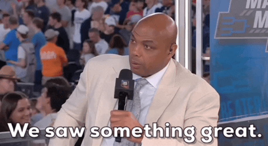 Charles Barkley Guarantee Saw Something Great GIF