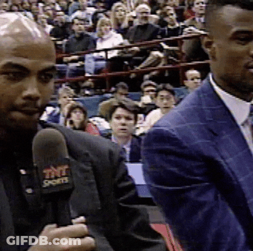 Charles Barkley Guarantee Wants To Eat Mic GIF