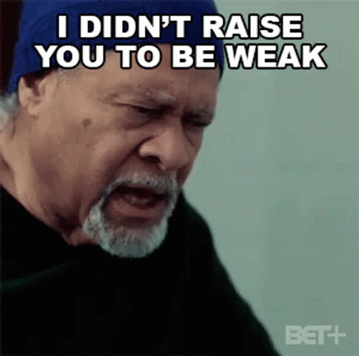 Charles Dumas Didn't Raise To Be Weak GIF