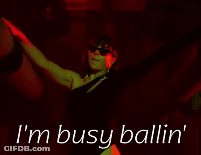 Charli XCX Singer Busy Ballin Meme GIF