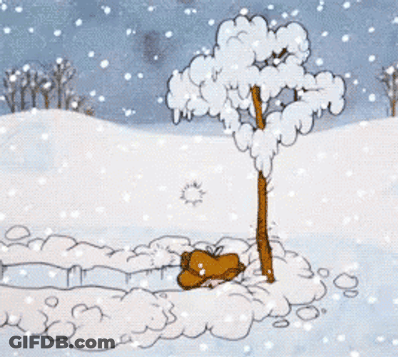 Charlie Brown Christmas Fallen Snow GIF