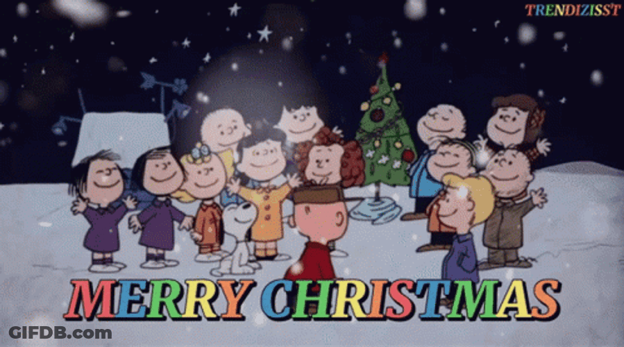 Charlie Brown Christmas Merry Christmas GIF