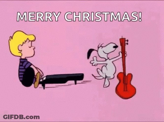 Charlie Brown Christmas Music GIF