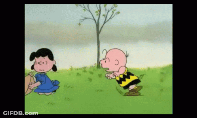 Charlie Brown Football GIF
