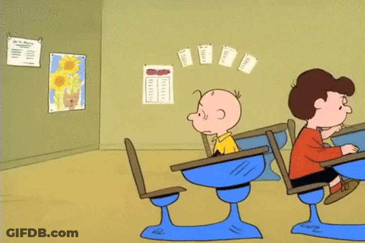 Charlie Brown Going Out From Room GIF