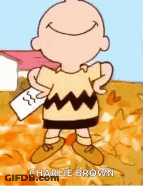 Charlie Brown Happy Dancing GIF