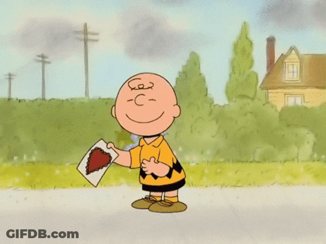 Charlie Brown Happy Valentine's Day GIF