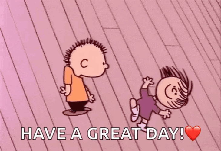 Charlie Brown Have A Great Day GIF