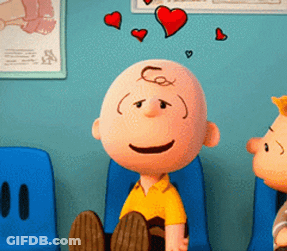 Charlie Brown Inlove GIF