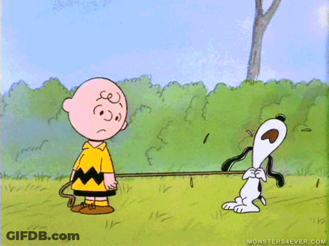 Charlie Brown Snoopy Tantrum GIF