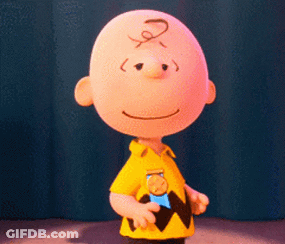 Charlie Brown With Medal GIF
