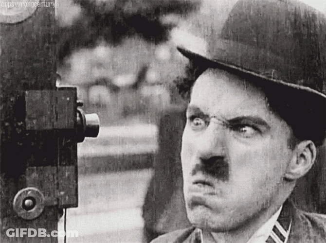 Charlie Chaplin Funny Faces GIF