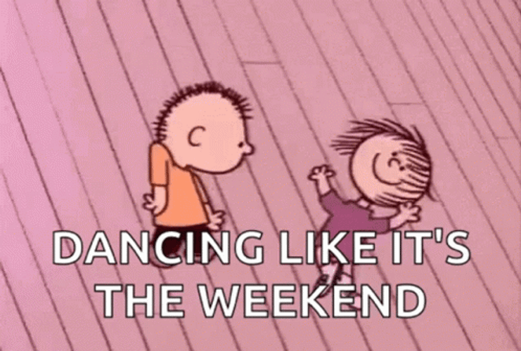 Charlie Dancing Like Its The Weekend GIF