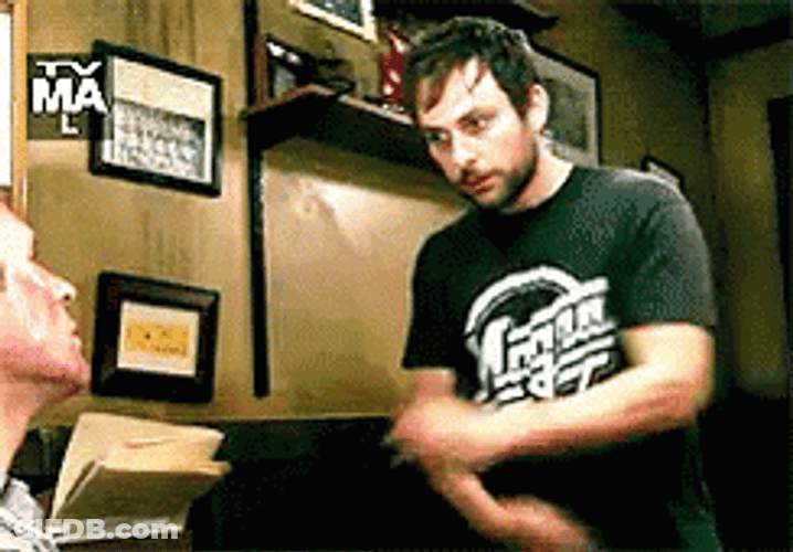 Charlie Day Explains GIF