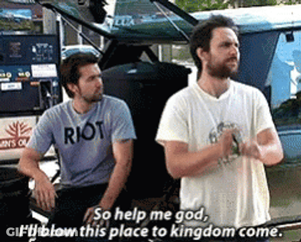Charlie Day Help Me God GIF