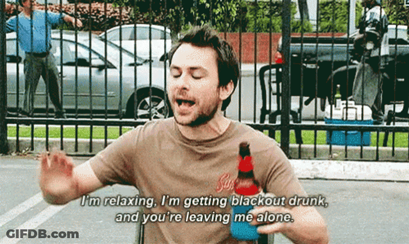 Charlie Day Leave Me Alone GIF