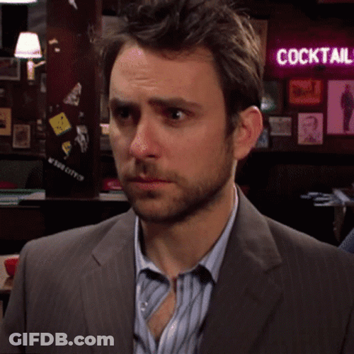 Charlie Day Teary Eyed GIF