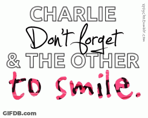 Charlie Don't Forget & The Other To Feel GIF