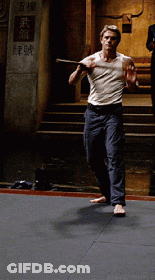 Charlie Hunnam Pacific Rim Training GIF