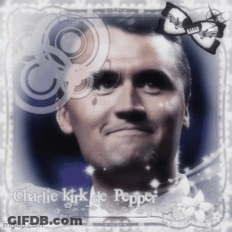 Charlie Kirk De Pepper With A Bow GIF