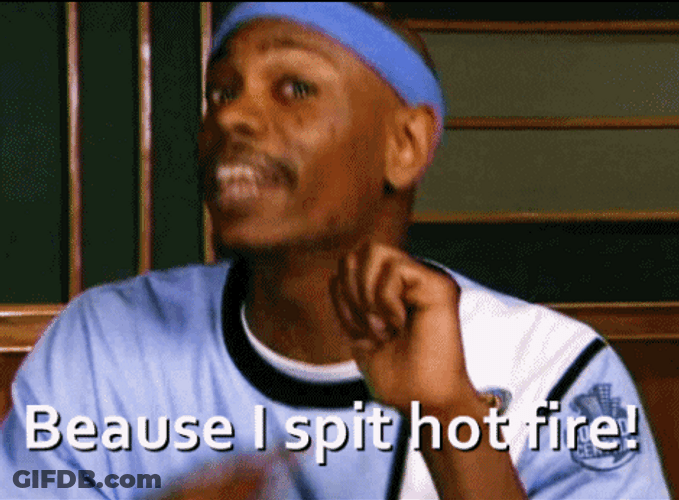 Charlie Murphy I Spit Hot Fire GIF