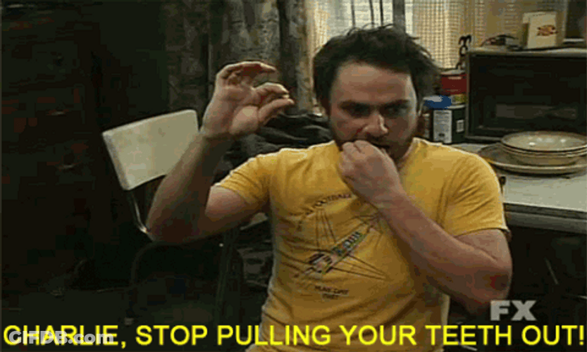 Charlie Stop Pulling Teeth GIF