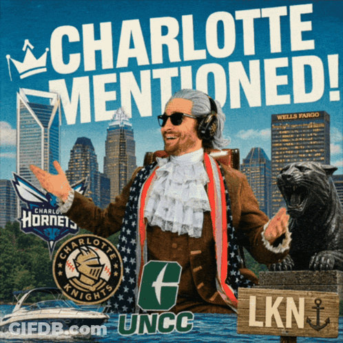 Charlotte Ad Man In Costume GIF